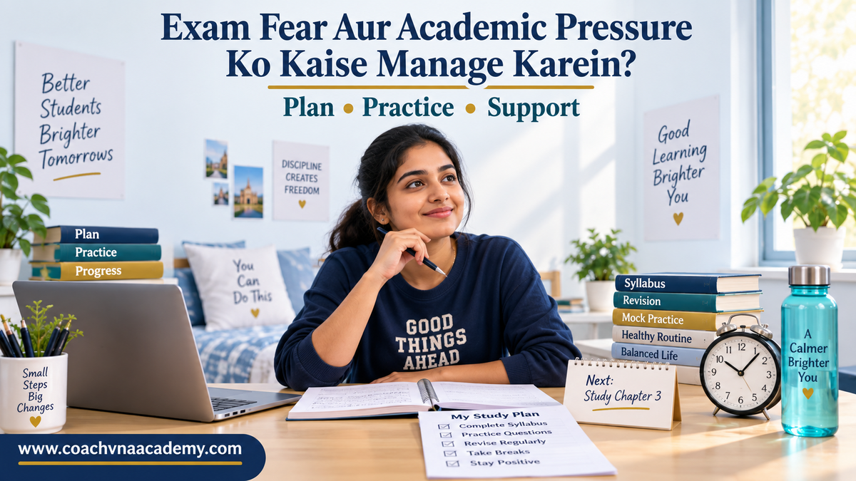Practical steps to manage exam fear and academic pressure among college students
